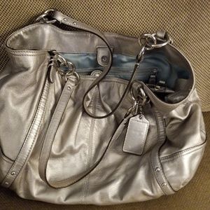 Silver Coach purse